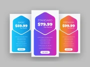 Pricing Table UI Elements Design Ver-6