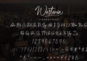 Westonia - Signature Font