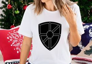 Decorative Viking shield silhouette