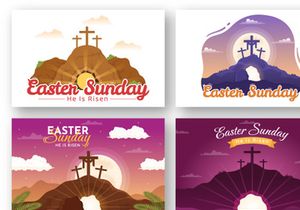 17 Happy Easter Sunday Day Illustration