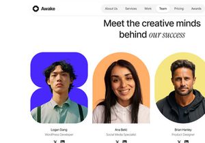 Awake Bootstrap Website Template
