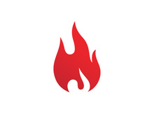 Fire Flame Logo design vector template