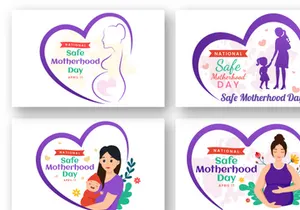 12 National Safe Motherhood Day Illustration