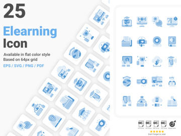 Online Learning Icon Pack preview picture