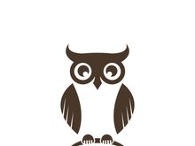 Owl logo icon design animal and simple business abstract vector