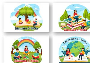 9 Education and Books Illustration