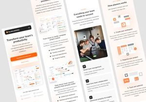 PlanLanding - Landing Page for Organized Productivity