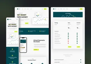 DaPay - Fintech Landing Page UI KIT