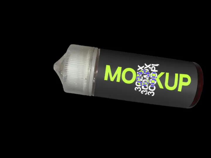 Vape E-Liquid Bottle - Free Mockup