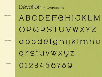 Devotion - Rough Serif