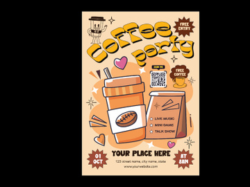 Coffee Party Flyer preview picture