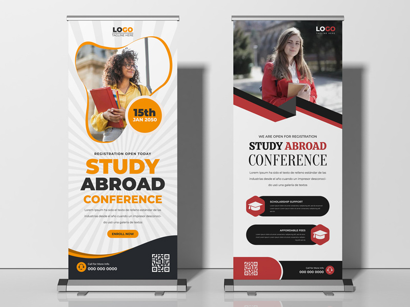 Study Abroad Roll Up Banner Template Ver-3