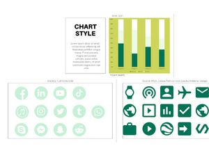 Simple Square Presentation Template