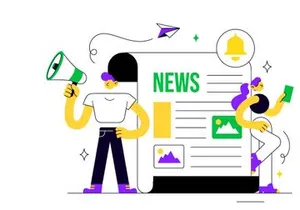 10 News Vector Illustration