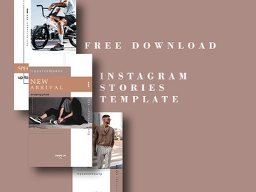 Elegant Brown - Instagram Stories Template preview picture