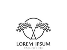 Race flag logo
