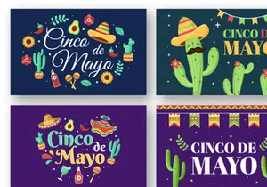 20 Cinco de Mayo Mexican Holiday Illustration