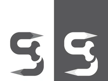 Business corporate S letter logo design vector