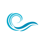 Water wave vector illustration logo template design