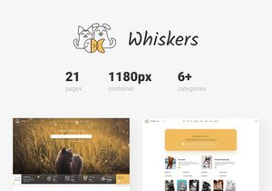 Whiskers — Web Template About Pets