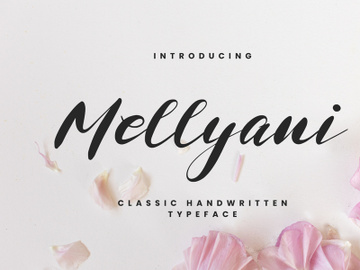 Mellyani - Classic Handwritten Typeface preview picture