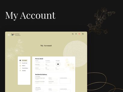 Jewellery UI Template