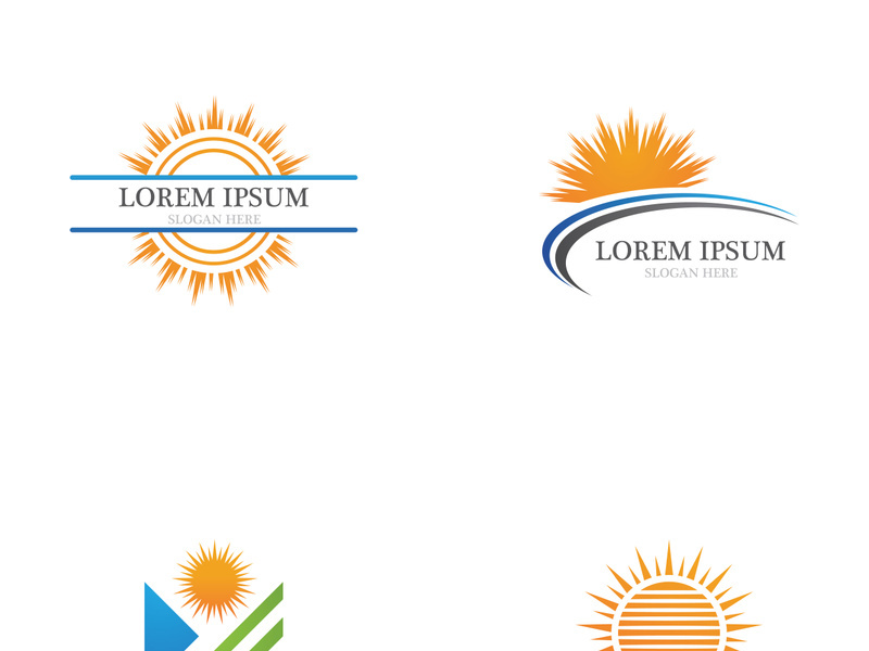 Sun Vector illustration Icon Logo Template design