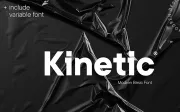 Kinetic Font Sans Serif