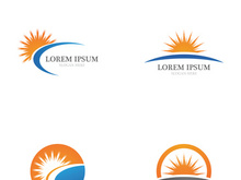 Sun Vector illustration Icon Logo Template design