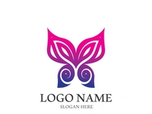 Butterfly logo icon vector design illustration