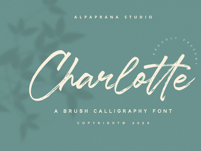 Charlotte - Brush Calligraphy Font