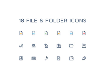 File & Folder Icons preview picture
