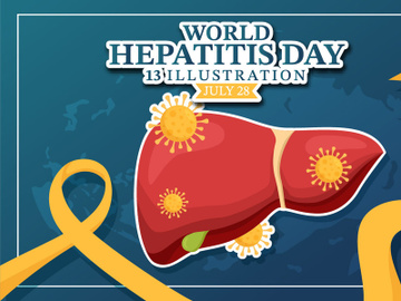 13 World Hepatitis Day Illustration preview picture