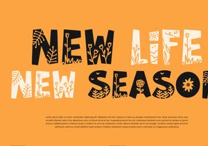 Symbiosis - Decorative Font