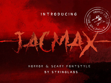 Jacmax - Horror Font preview picture