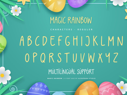 Magic Rainbow - Font Duo