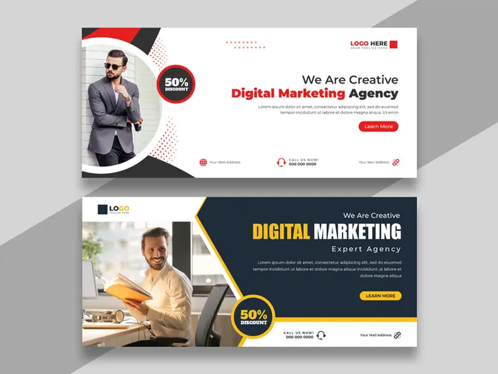 Digital Marketing Facebook Cover Banner Ver-2