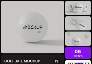 Golf Ball Mockup