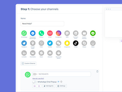 ChannelChat v2.0 - Chat With Your Website Visitors Via Their Favorite Channels