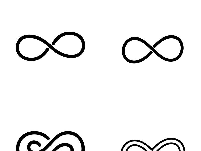Infinity logo and symbol Design Vector