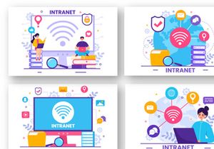 12 Intranet Technology Illustration