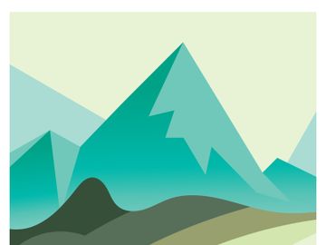Mountain Nature Landscape design Template Illustration preview picture