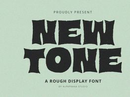 New Tone - Display Font preview picture
