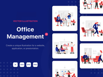 M72_Office Management Illustrations_v1 preview picture
