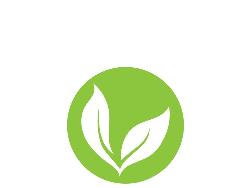 Green leaf ecology nature element vector icon