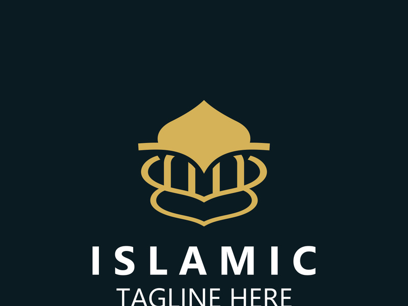 Islamic Mosque Logo design, template Islamic, Islamic Day Ramadan vector graphic creative idea