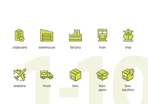 20 Logistics Animated Icons