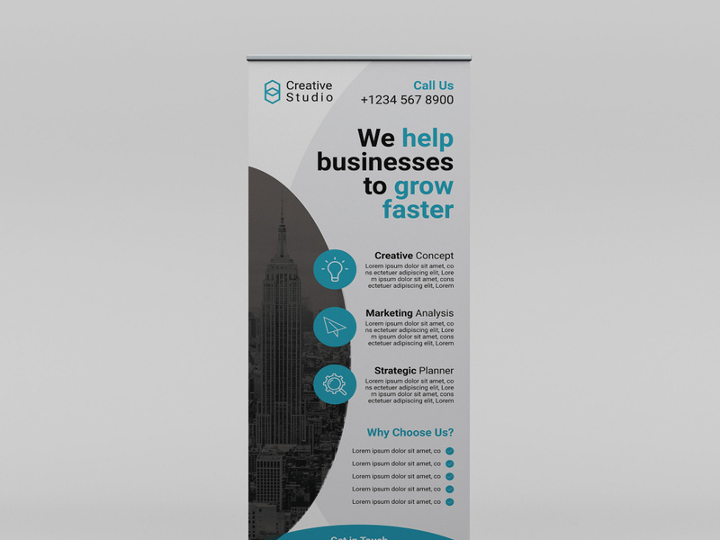 Professional Roll Up Banner Template