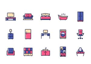Futon - 15 Furniture Icons