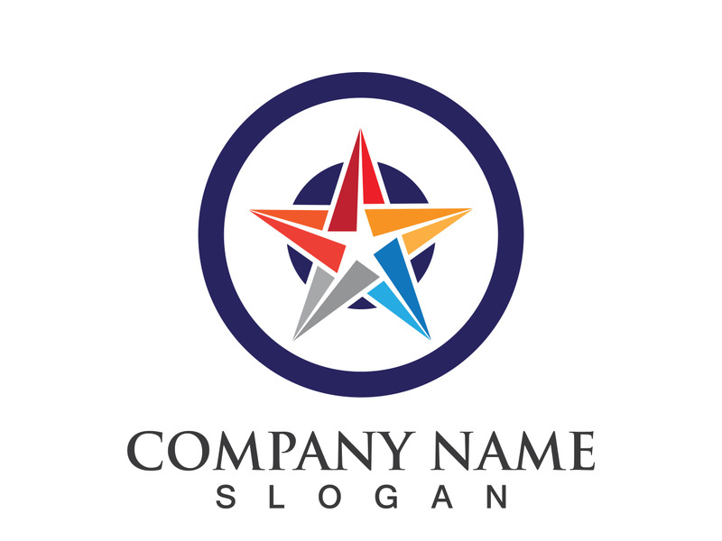 star vector icon illustration design template